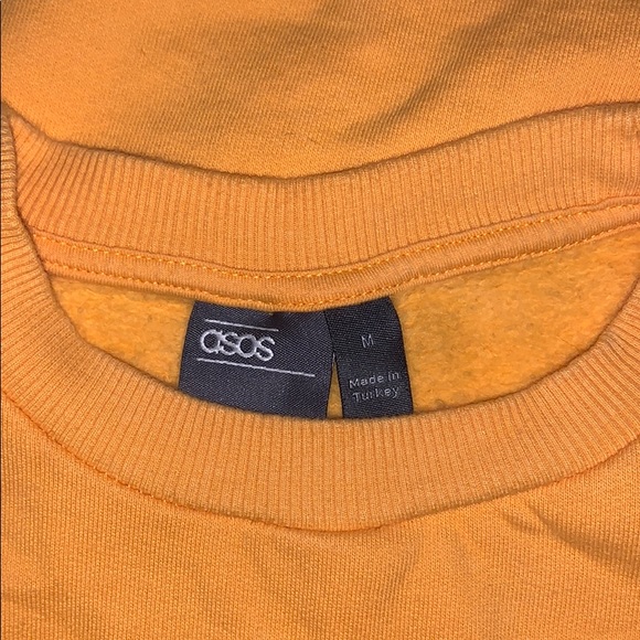 Asos Yellow Crewneck Sweatshirt - Picture 3 of 5